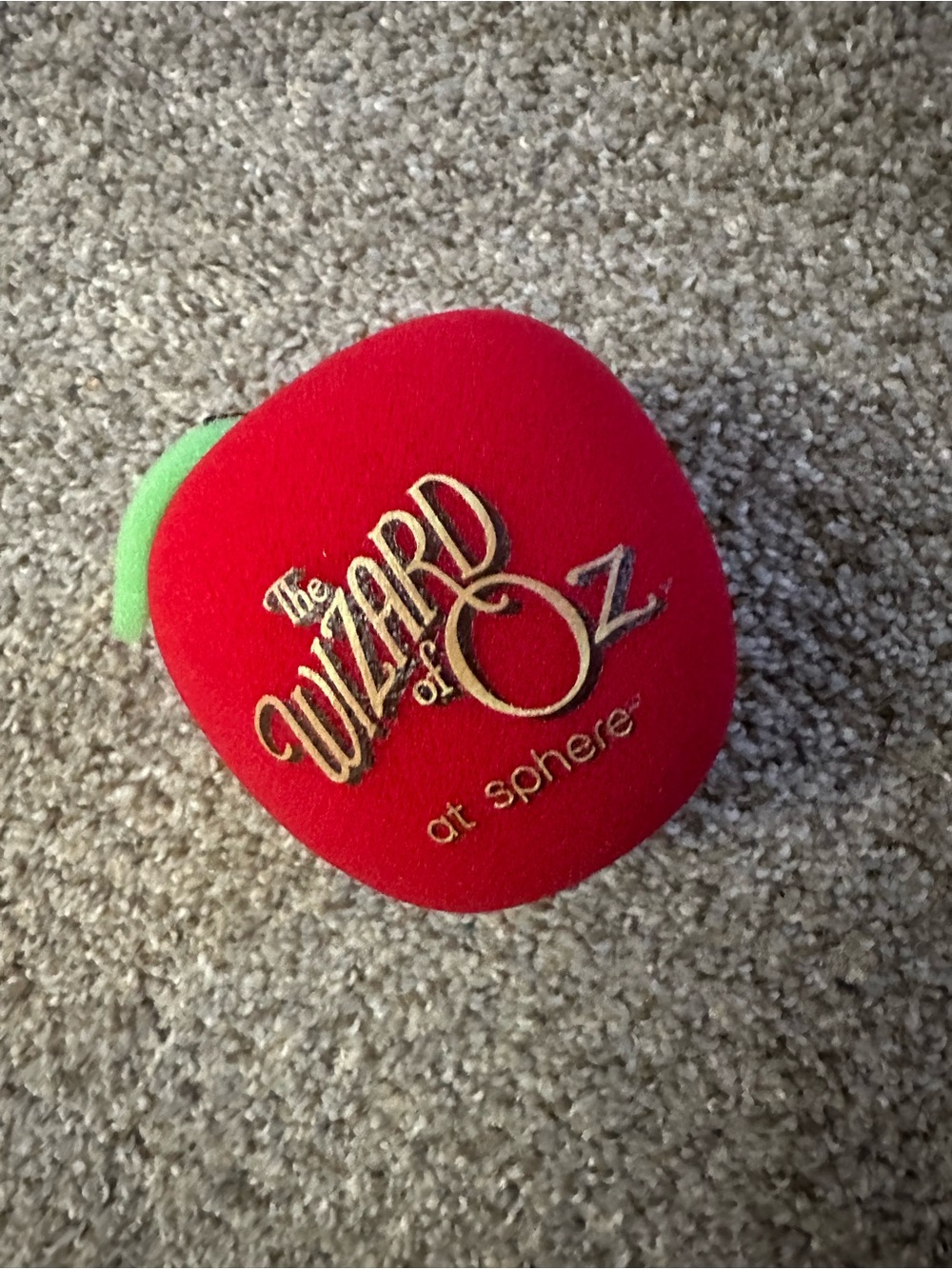 The Wizard of Oz Red Sphere Plush Apple Collectible